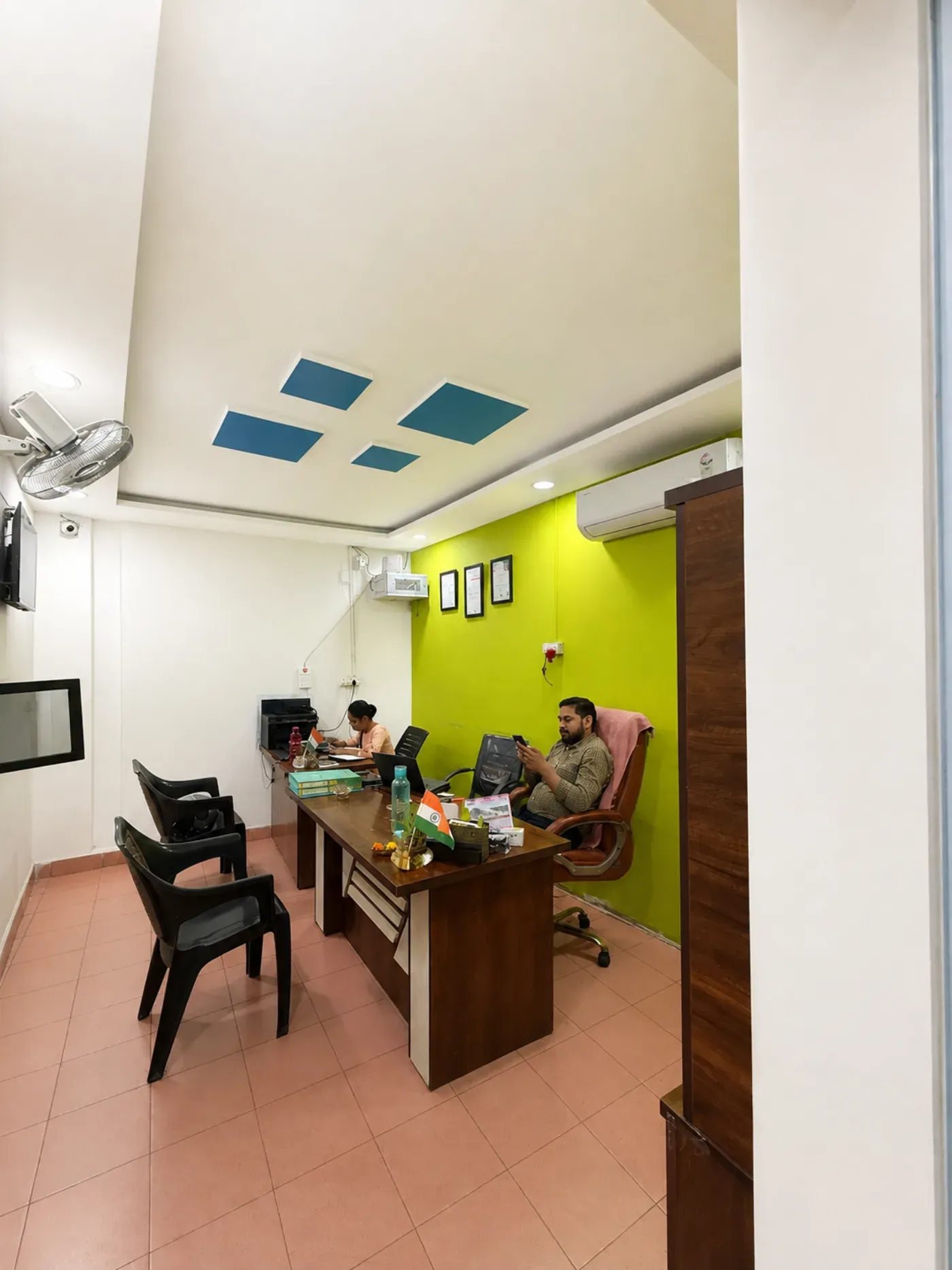 Interior view of the Shree Balaji Anodies office in Raipur